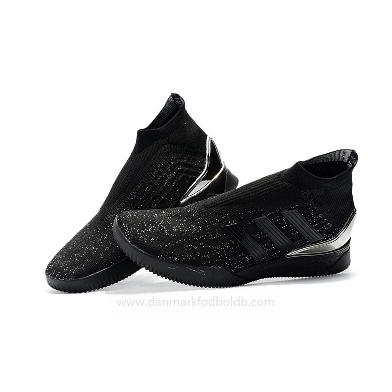 Adidas Predator Tango 18+ Turf Fodboldstøvler Herre – Sort Sølv